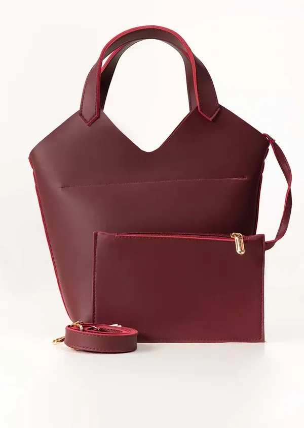 Maroon Hand Bag IWB-HDB24-003